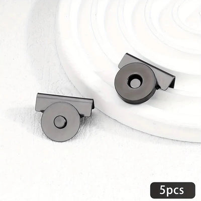5Pairs Metal Seamless Magnetic Buckle for Bags - Magnetic Snap Buttons for DIY Buckle Closure Magnetic Snaps for Handbags - Smarsty