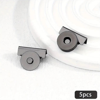 5Pairs Metal Seamless Magnetic Buckle for Bags - Magnetic Snap Buttons for DIY Buckle Closure Magnetic Snaps for Handbags