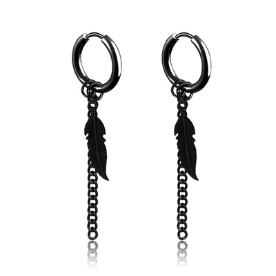 Punk Stainless Steel Stud Earrings Set for Men and Women - Smarsty