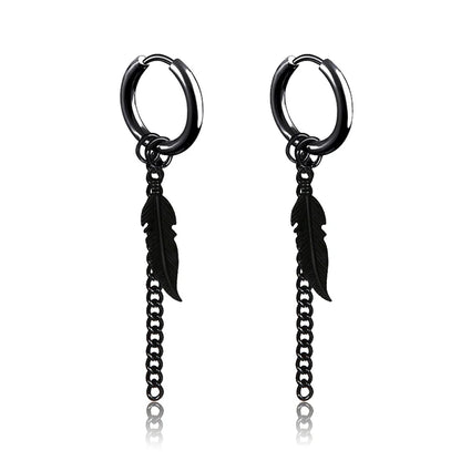 Punk Stainless Steel Stud Earrings Set for Men and Women - Smarsty