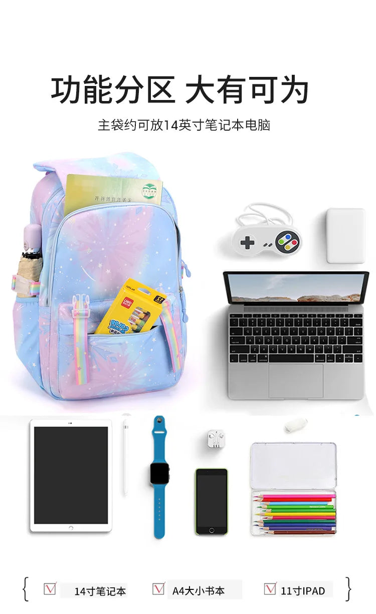 Cartoon Style Kids Backpack With High Capacity For School - Smarsty