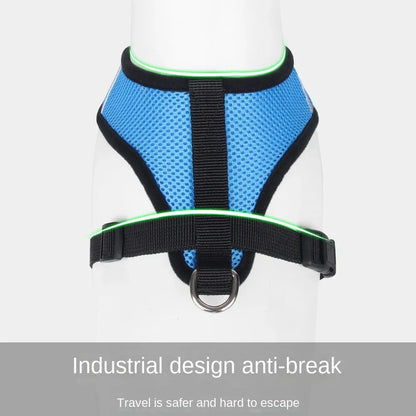 Adjustable Breathable Dog Cat Harness with Reflective Safety - Smarsty