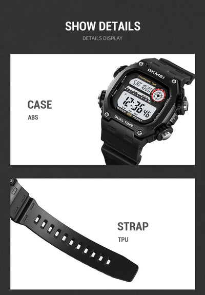 Skmei 2126 Waterproof Digital Sports Watch for Men - Smarsty