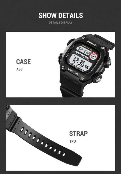 Skmei 2126 Waterproof Digital Sports Watch for Men - Smarsty