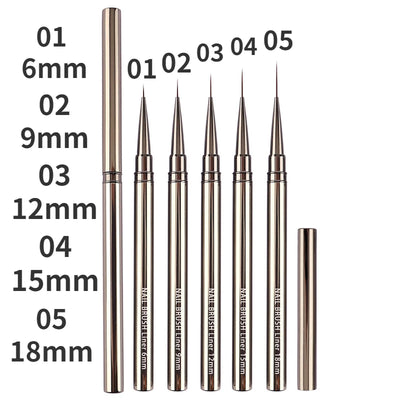 Professional Nail Art Liner Brushes for Precision Designs - Smarsty