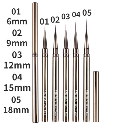 Professional Nail Art Liner Brushes for Precision Designs - Smarsty