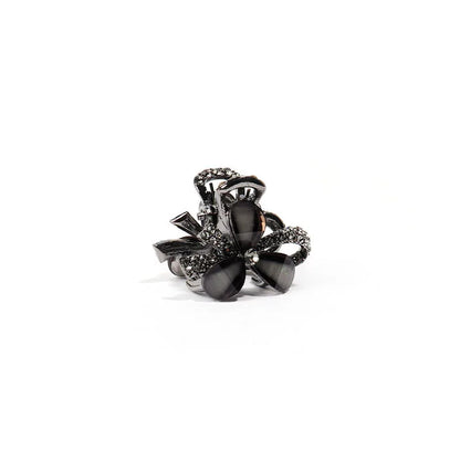 Korean Alloy Rhinestone Hair Claw For Women Elegant - Smarsty