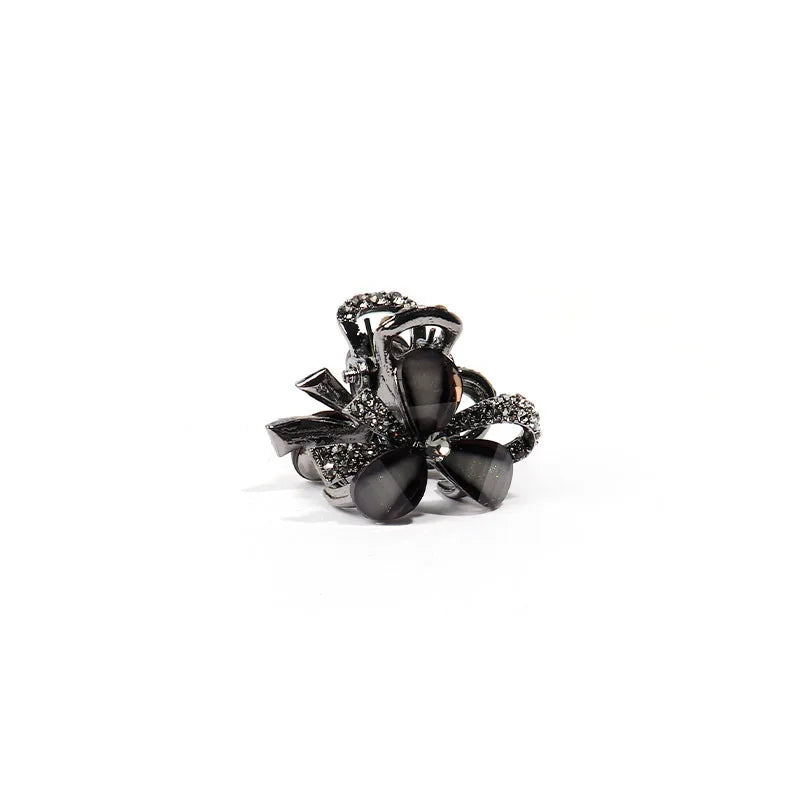 Korean Alloy Rhinestone Hair Claw For Women Elegant - Smarsty