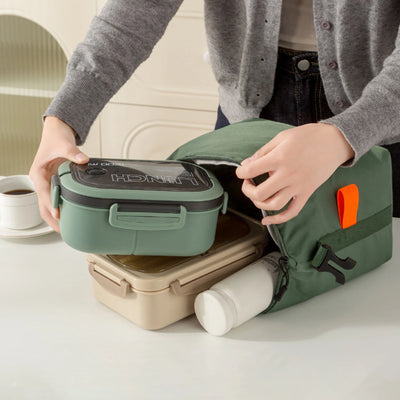 Insulated Lunch Bag Large Capacity Bento Tote For Office - Smarsty
