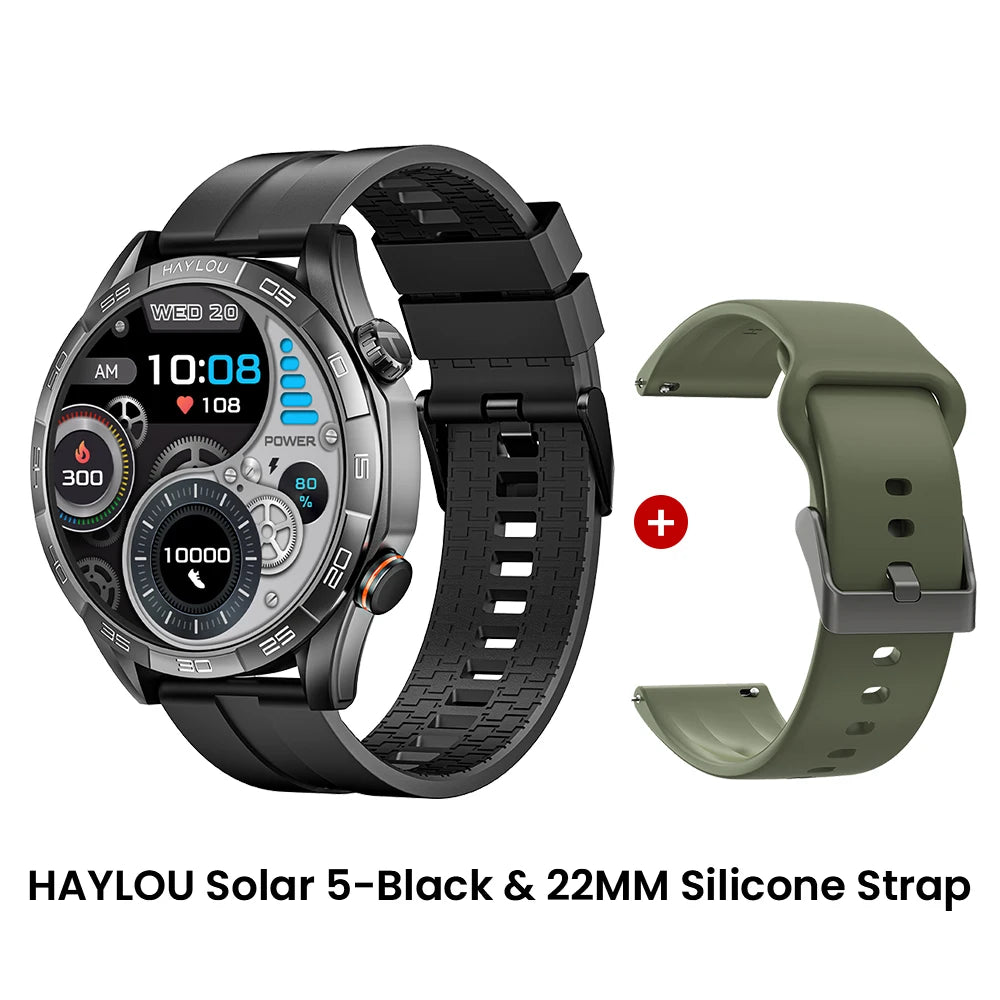 Haylou Solar 5 Smartwatch with Voice Calling and AMOLED Display - Smarsty