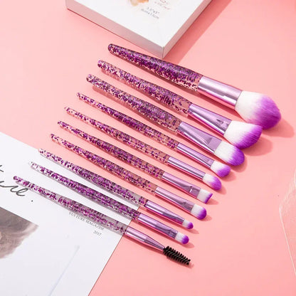 10PCS Professional Makeup Brush Set for Flawless Application - Smarsty