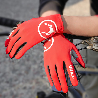 Summer Men Gloves Ice Silk Non-slip Sun Driving Glove Fishing Gloves Breathable Cycling Hiking Glove Full Finger Gloves by Smarsty