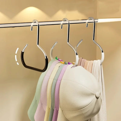 1/2/5pcsVersatile Manganese Steel Round Hook - Perfect for Hats, Ties, Scarves & Bags, Strong Load-Bearing, Non-Deformable - Smarsty