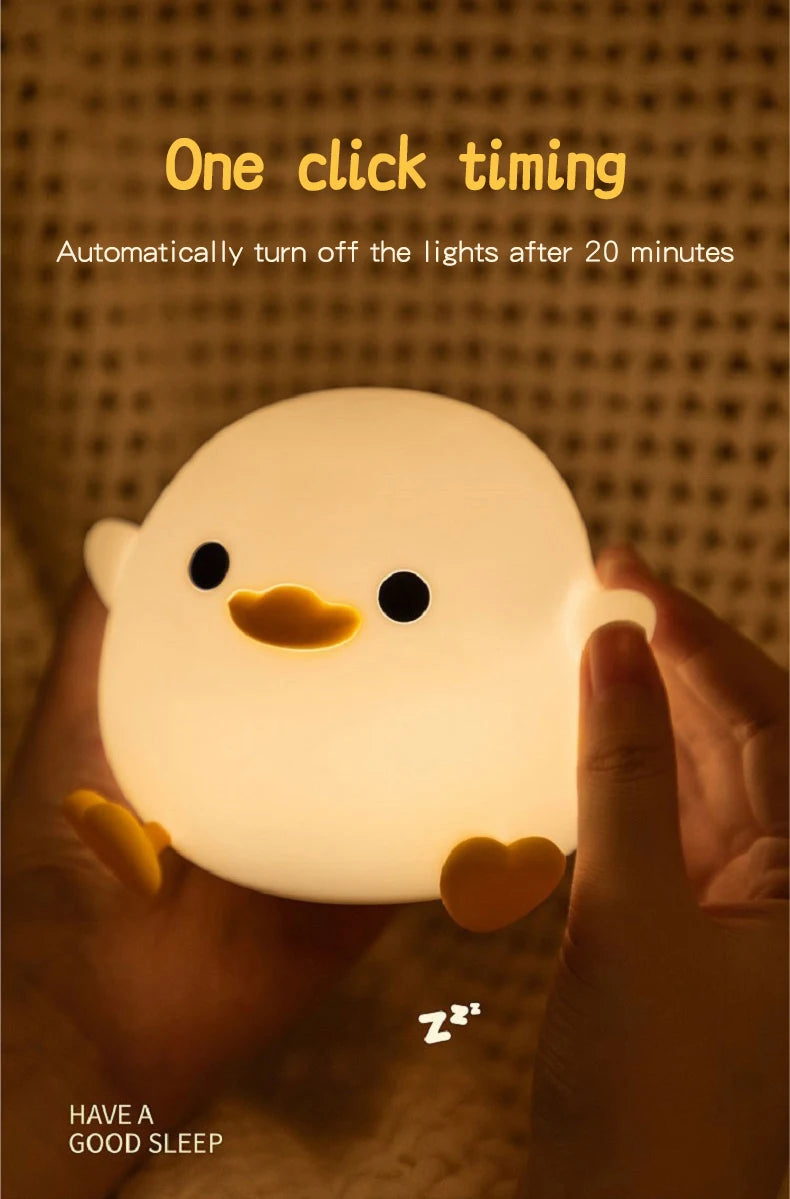 Soft Light Doudou Duck Night Light for Kids - Smarsty