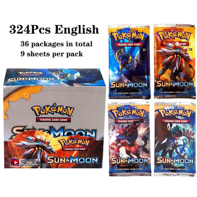 324pcs Pokemon TCG: Sword & Shield-Fusion Strike Booster Display Box (36 Packs) Board Game Card DESTINED RIVALS Stellar Crown - Smarsty
