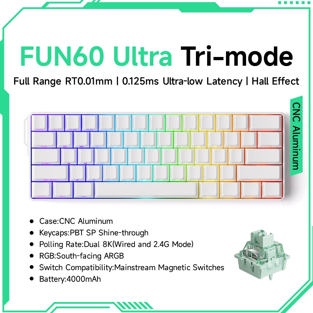Sixty Percent Mechanical Keyboard Magnetic Switches