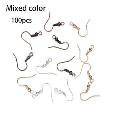 300Pc Hypoallergenic Earring Hooks Mix Color DIY Kit - Smarsty