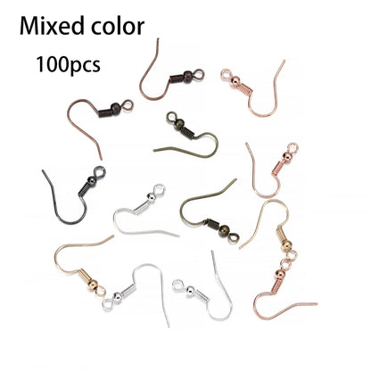 300Pc Hypoallergenic Earring Hooks Mix Color DIY Kit - Smarsty
