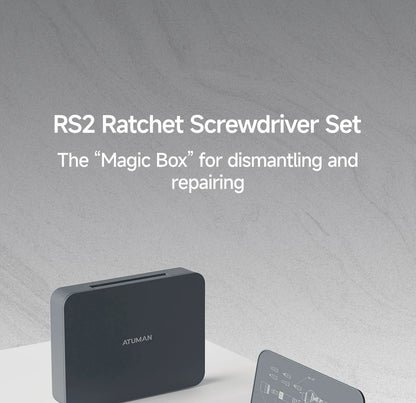 VMAN 40-in-1 Multi-Function Ratchet Screwdriver Kit with Magnetic Bits – Mini Repair Tool Set for PC, iPhone & Home Use