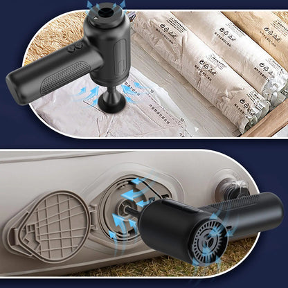 Air Duster - High-Power Suction, 6000mAh Dual-Purpose, Mini Handheld, Multi-Functional, One-Click Dusting, with Crevice Tool, Du