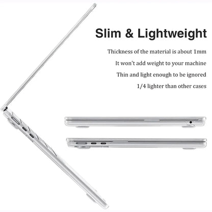 Crystal Clear MacBook Protective Case for Air 13 Pro 14