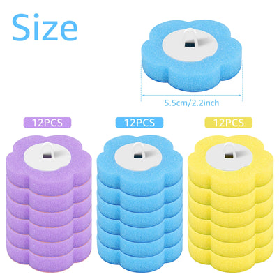 18/36Pcs Toilet Brush With Disposable Replacement Head Kits Upgrade Long Handle Bathroom Cleaning Brush For Home Wc Accessories - Smarsty