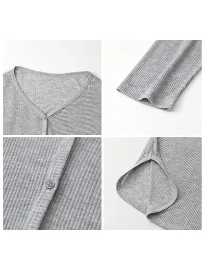 CHIC VEN Women's Cardigan New V-neck Long Sleeved Female Shirt Female Jumpers Sun Protection Woman Top Spring Summer 2024 - Smarsty