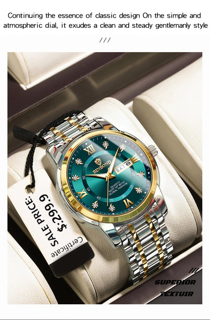 Luxury Waterproof Diver Watch for Men 30ATM - Smarsty