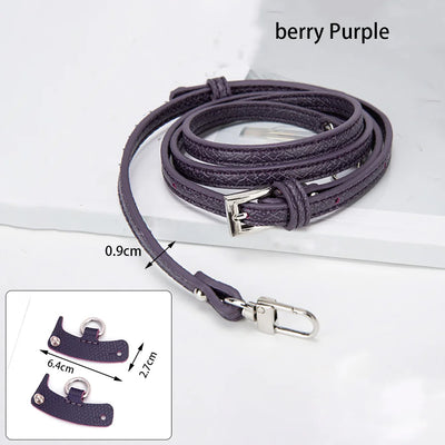 1 Set Bag Strap For Longchamp Mini Punch-free Genuine Leather Shoulder Strap Set Transformation Crossbody Strap Bag Accessories - Smarsty