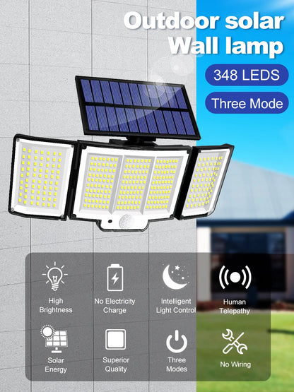 Super Bright Solar Motion Sensor Light for Outdoor Use - Smarsty