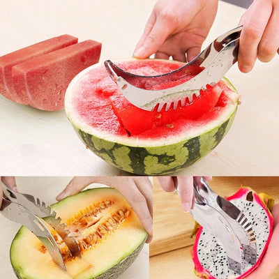 Stainless Steel Windmill Watermelon Cutter Artifact Salad Fruit Slicer Cutter Tool Watermelon Digger Kitchen Accessories Gadgets by Smarsty