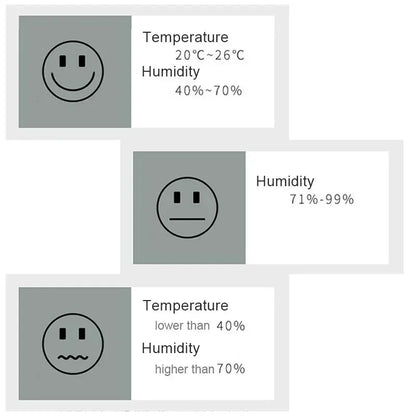 1/2/3/4/6PCS Mini LCD Digital Thermometer Hygrometer Indoor Room Temperature Humidity Meter Sensor Gauge Weather Station Set