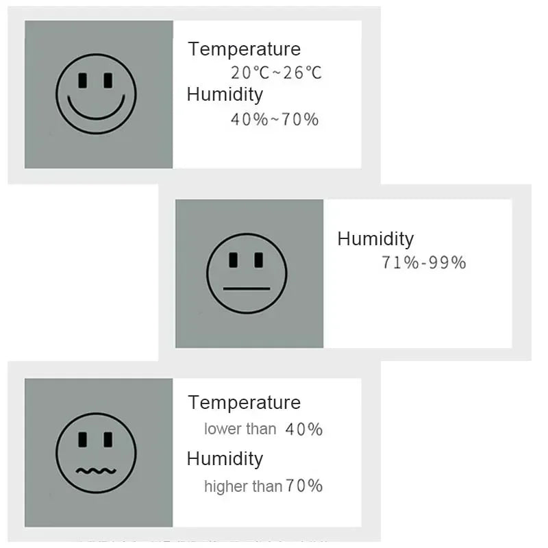 1/2/3/4/6PCS Mini LCD Digital Thermometer Hygrometer Indoor Room Temperature Humidity Meter Sensor Gauge Weather Station Set