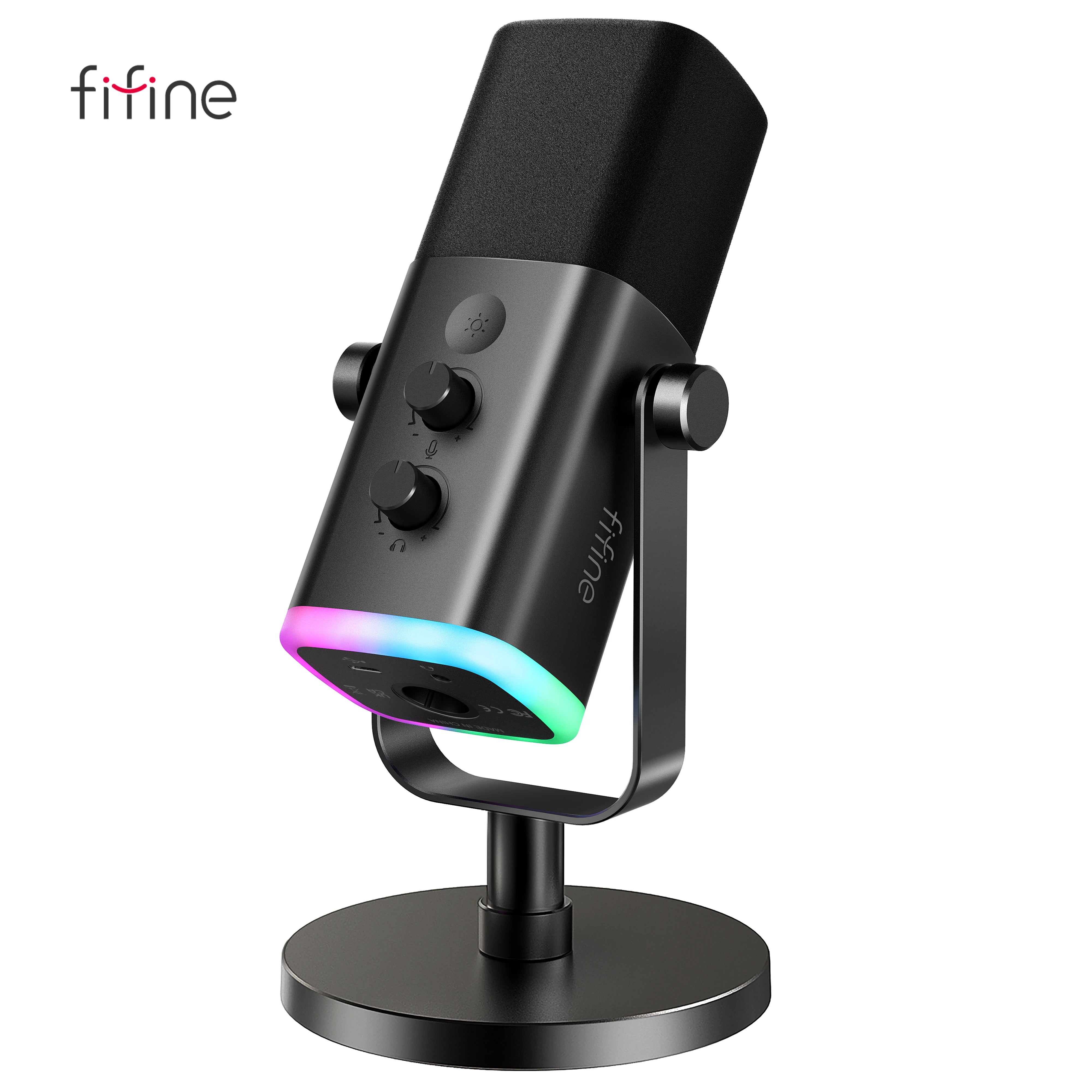 FIFINE USB XLR Dynamic Microphone with Touch Mute - Smarsty