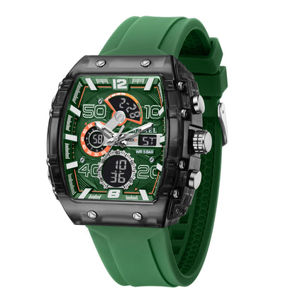 SMAEL 8109 Waterproof Luminous Dual Display Watch - Smarsty