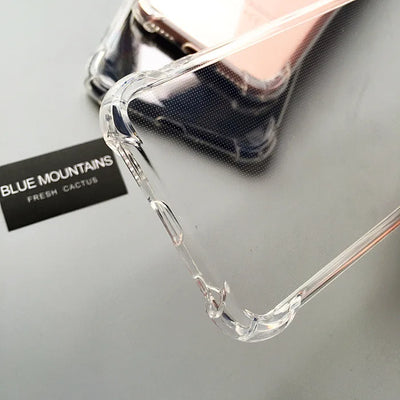 Smarsty Clear Soft TPU Case for iPhone Dropproof Protection -