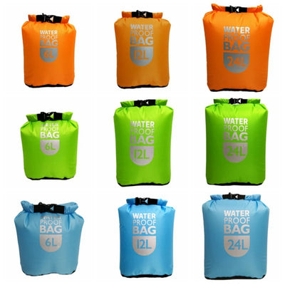 Swimming Waterproof Dry Bag Pack Rafting Kayaking River Trekking Floating Sailing Canoing Boating Water Resistance Dry Sacks - Smarsty