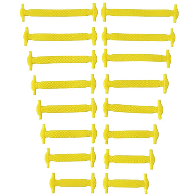 16pcs/lot Silicone Shoelaces No Tie Shoelaces 12 colors Elastic Lace Shoelace Creative Lazy Silicone Laces Rubber Lace - Smarsty