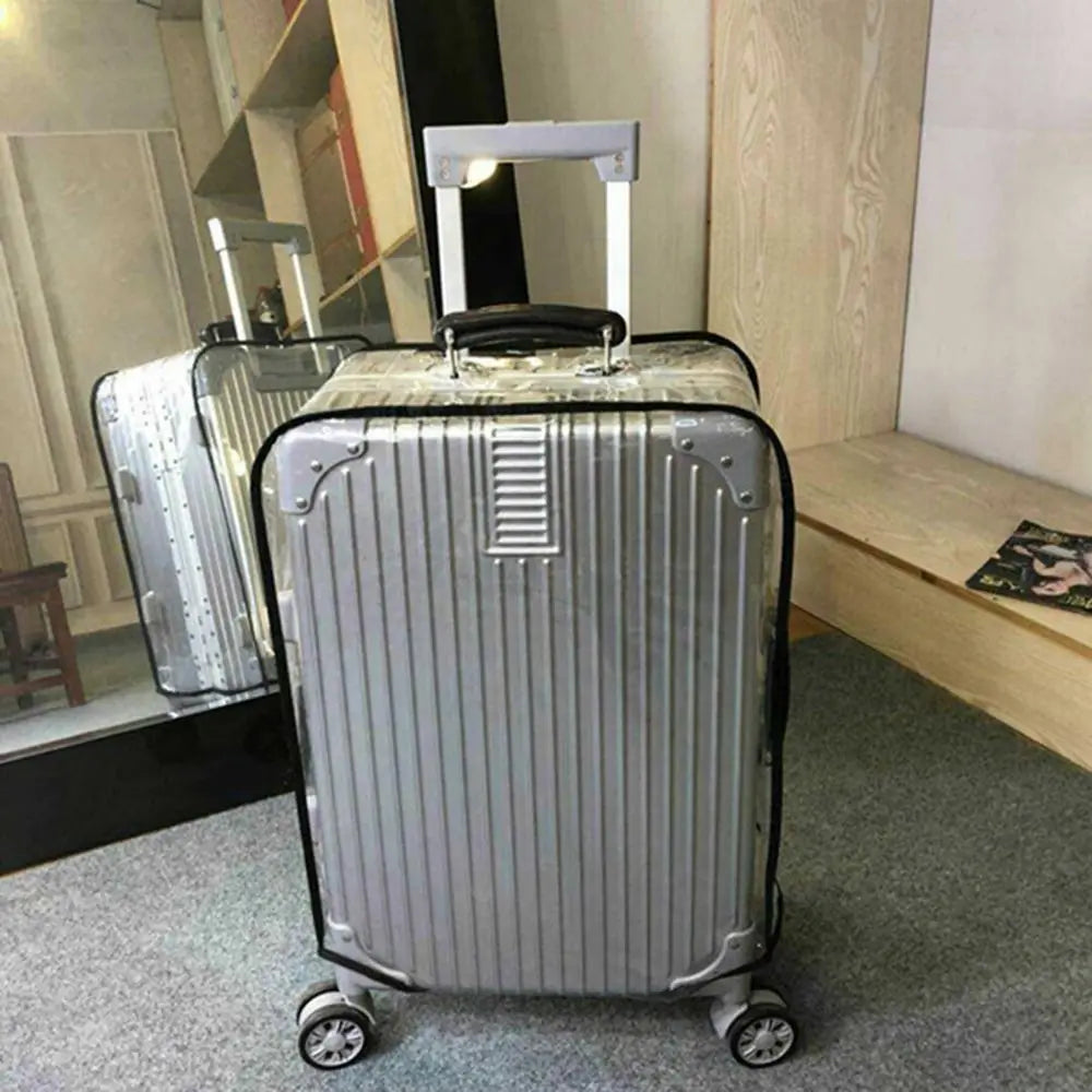Transparent Travel Luggage Cover Waterproof Luggage Protector Covers Dustproof Protector Covers for 16-30 Inch Suitcase Case - Smarsty