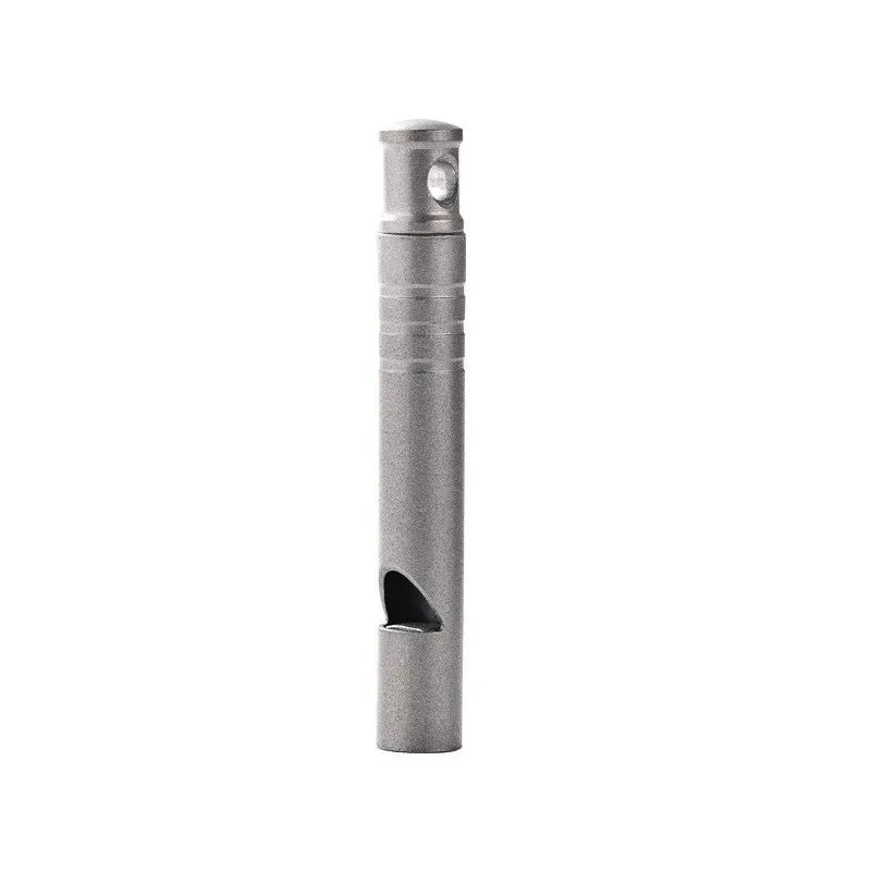 Titanium Whistle Emergency Whistle With Lanyard Safety Survival Whistle Ultralight Camping Whistle Hiking Outdoors Emergency