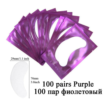 100 Pairs Eye Patches for Eyelash Extensions with Comfort Fit - Smarsty