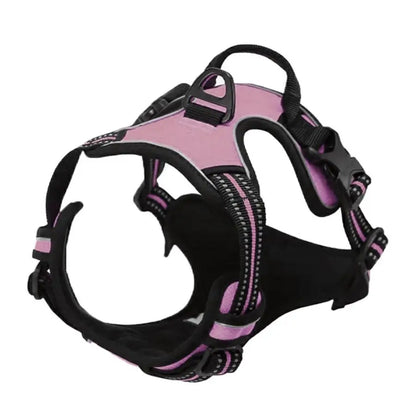 Heavy Duty Reflective No Pull Dog Harness with Easy Control Handle - Smarsty