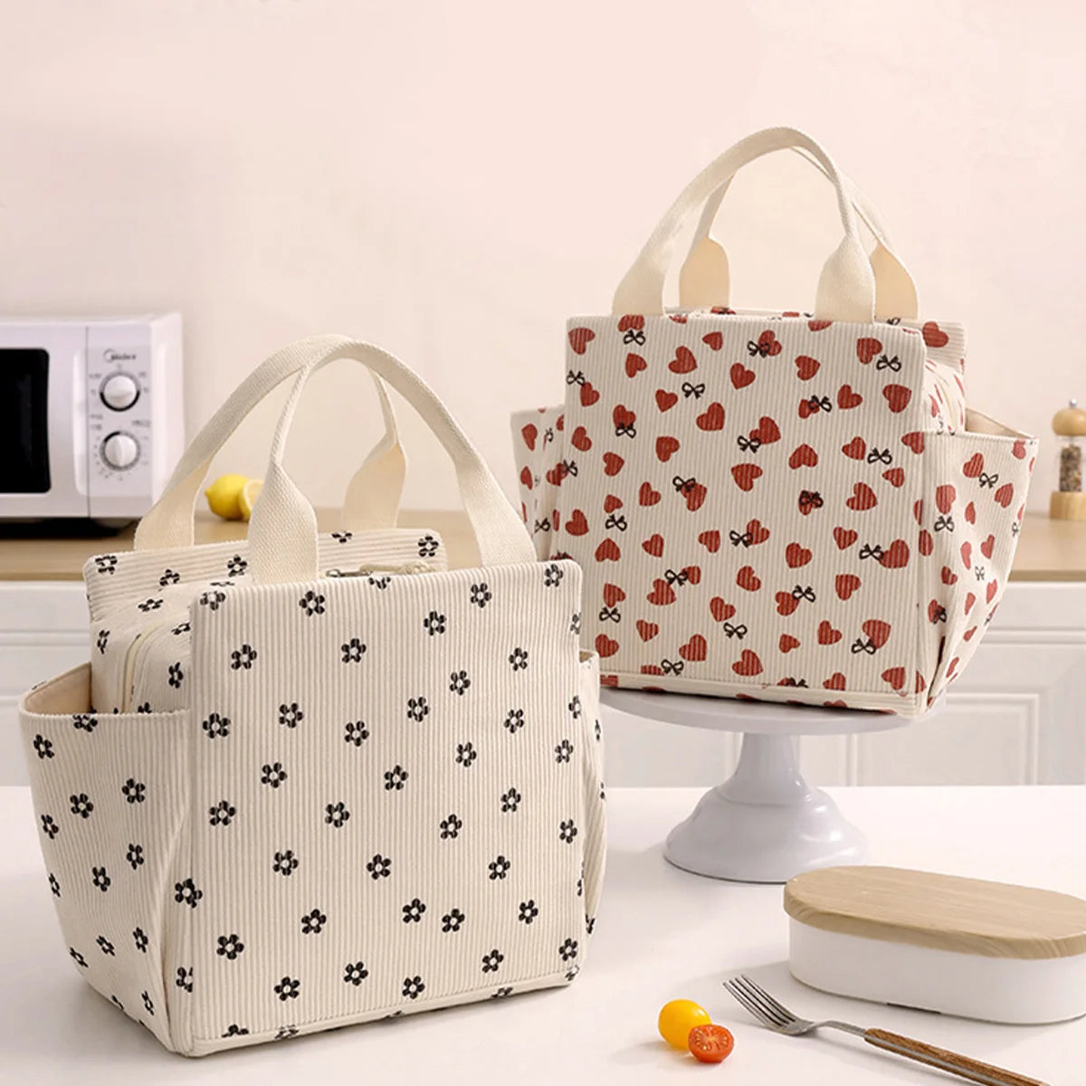 Insulated Lunch Bag Leakproof Large Reusable For Two - Smarsty