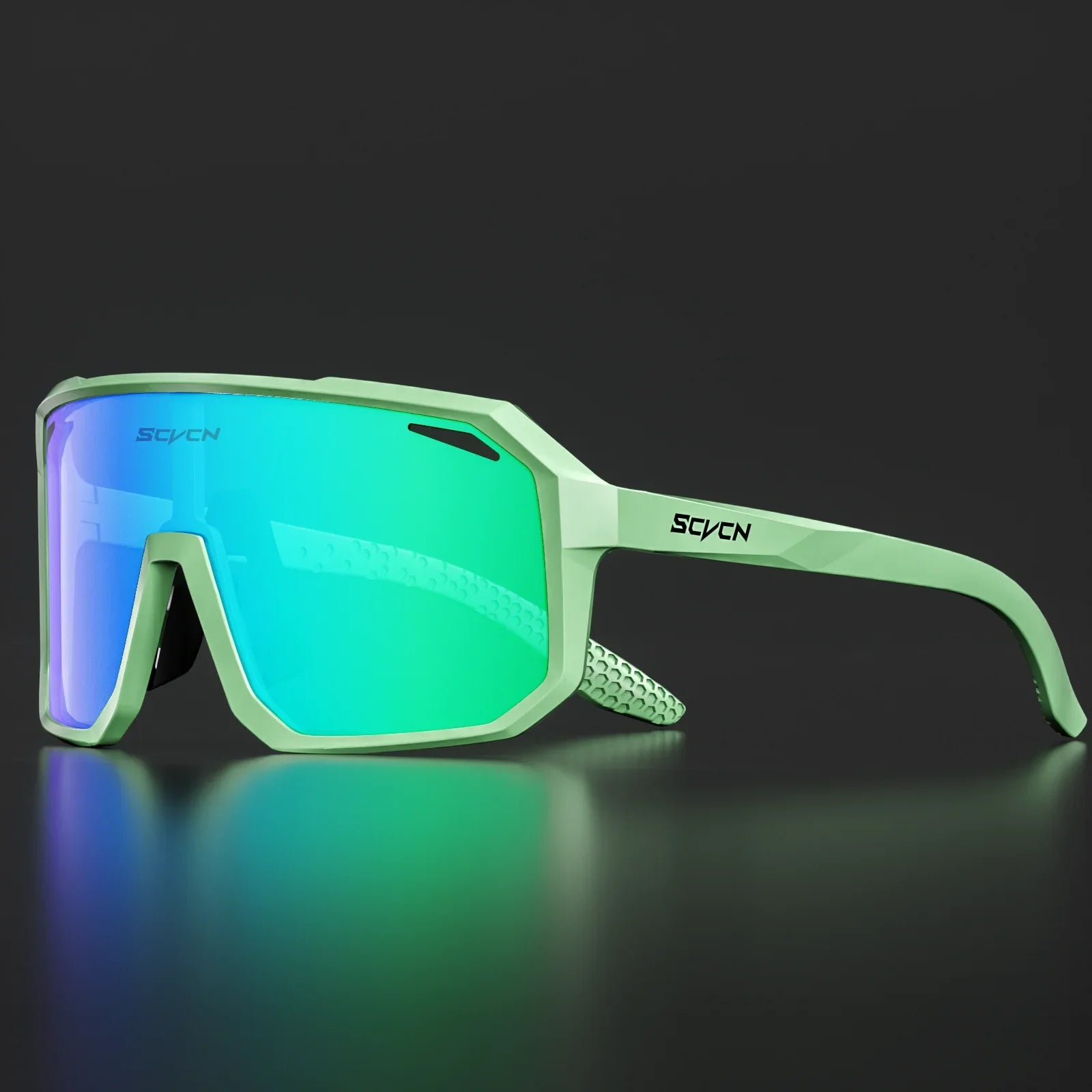 SCVCN Photochromic Cycling Glasses Bike Mountain Bicycle Golf UV400 Sunglasses Sport Protection Glasses for Men Women Baseball