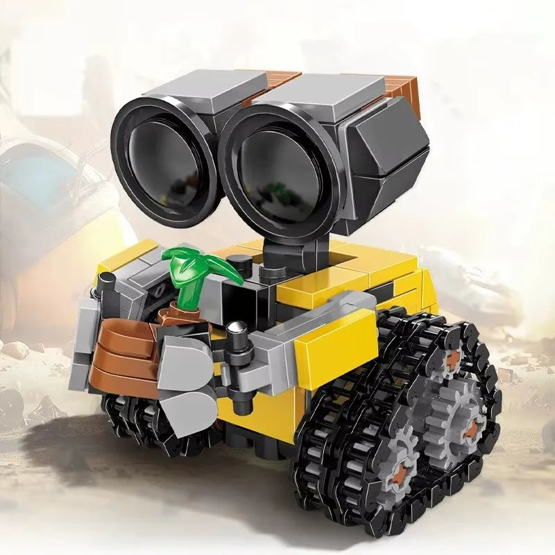 New mini Wall-E Building Block Kit MOC Idea Technical Classic Movie Model Building Block Assembly Children's Toy Gift