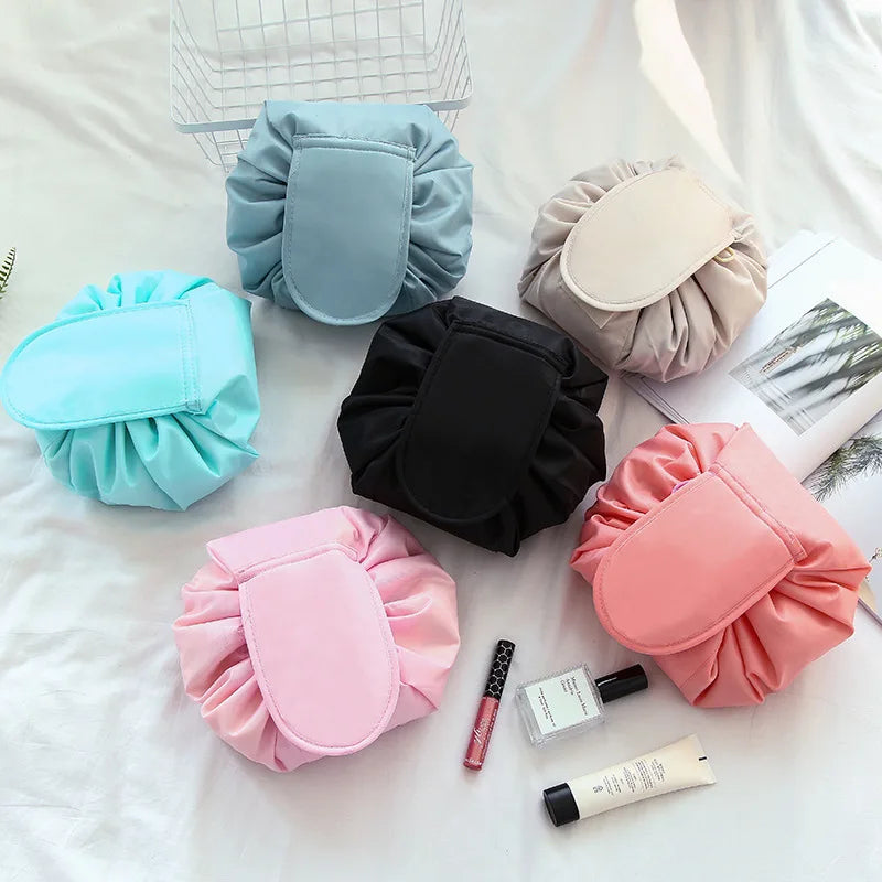 Waterproof Drawstring Cosmetic Bag Travel Makeup Organizer - Smarsty