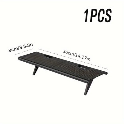 Adjustable TV Screen Top Shelf Computer Monitor Desktop Screen Top Storage Rack TV Media Box, Router Shelf Rack Home Organizer by Smarsty