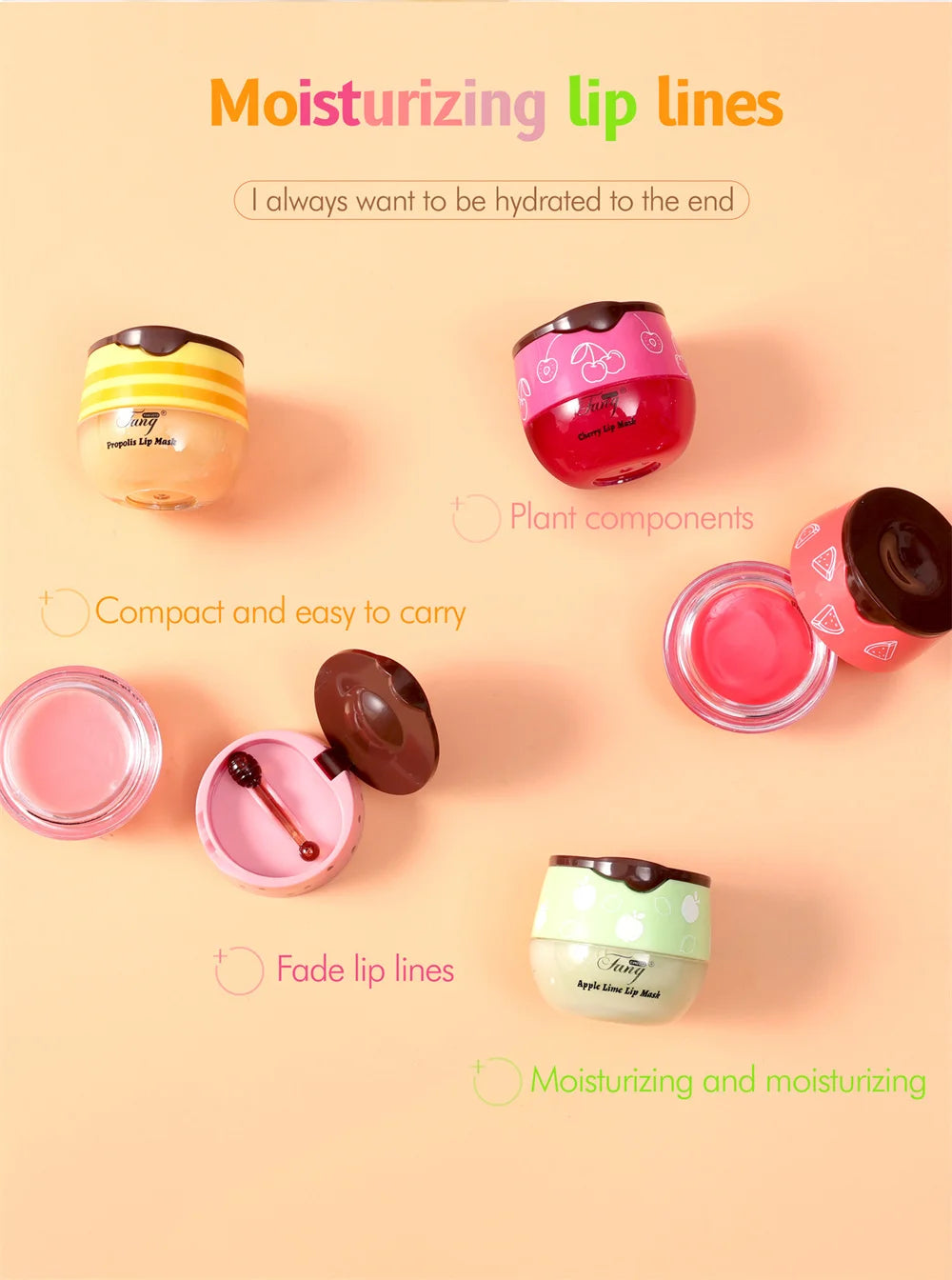Nourishing Strawberry Honey Lip Sleep Mask 5.5g - Smarsty