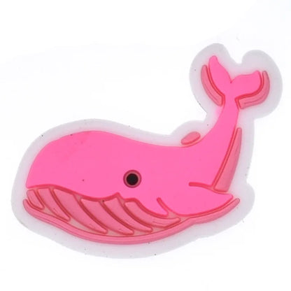 Hot Sales 1Pcs Pink Shoe Charms for Crocs Accessories Pin Shoe Wristband Croc Decorations Buckle Girls Women Party Gifts