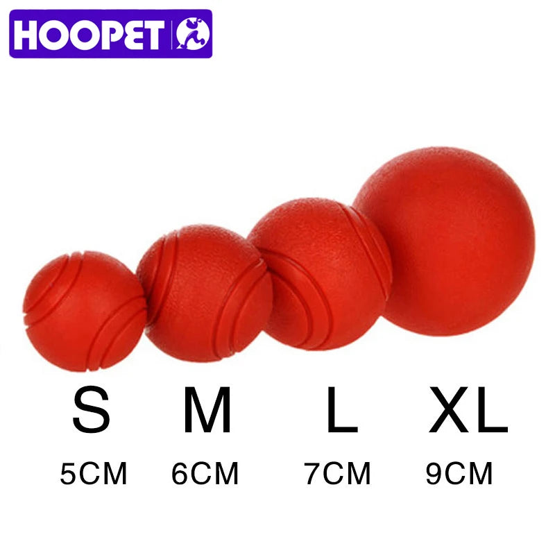 Hoopet Bite-Resistant Rubber Dog Ball Toy - Smarsty